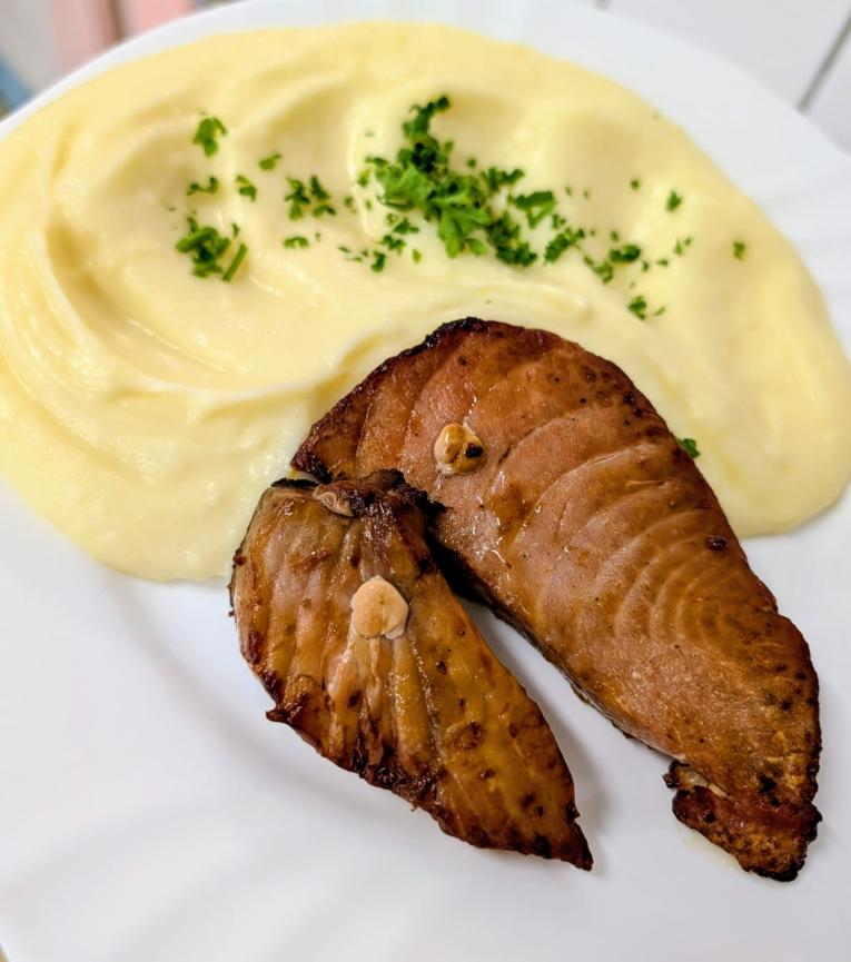 Tilápie s bramborem